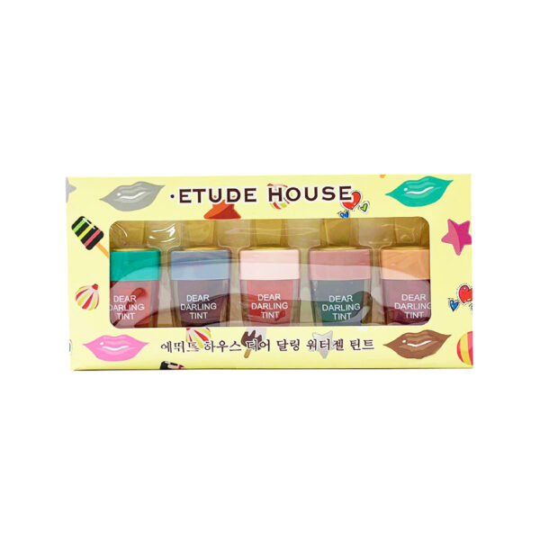 Etude house set de 5 Tintas para labios dear darling